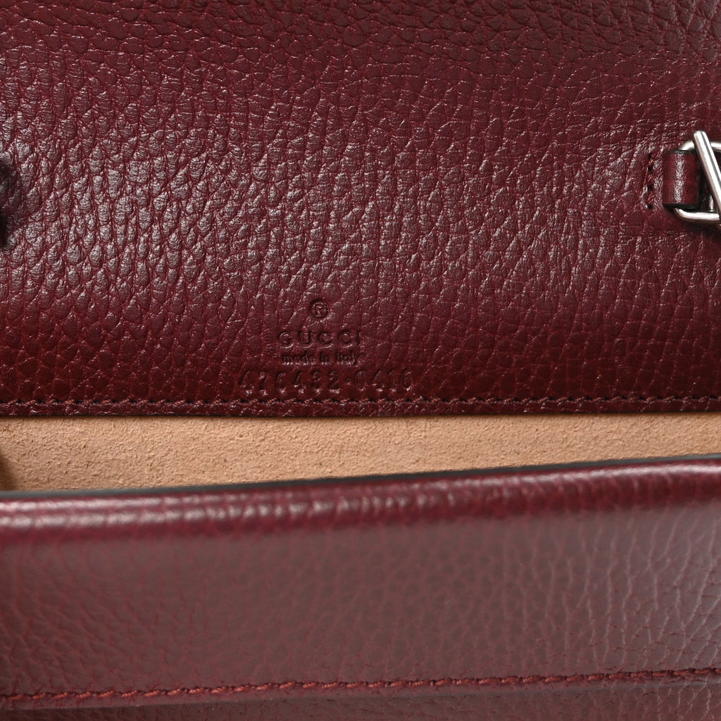 Dollar Calfskin Crystal Super Mini Dionysus Shoulder Bag Vintage Bordeaux Black Diamond product image 6, provided for visual