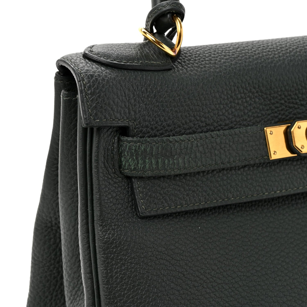 Togo Kelly Retourne 28 Vert Fonce product image 16, provided for visual reference and product detail review