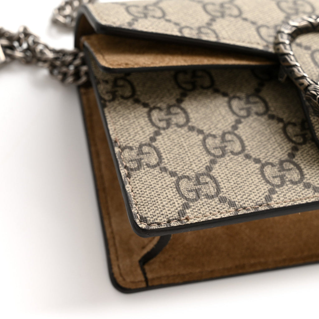 GG Supreme Monogram Super Mini Dionysus Shoulder Bag Taupe product image 12, provided for visual reference and product
