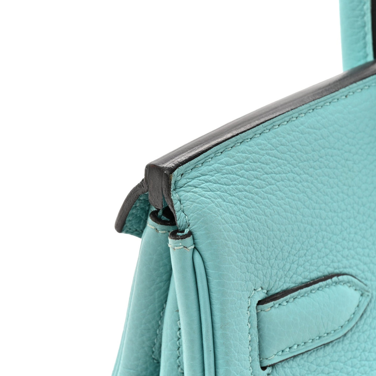 Togo BIRKIN 30 Bleu Atoll product image 12, provided for visual reference and product detail review