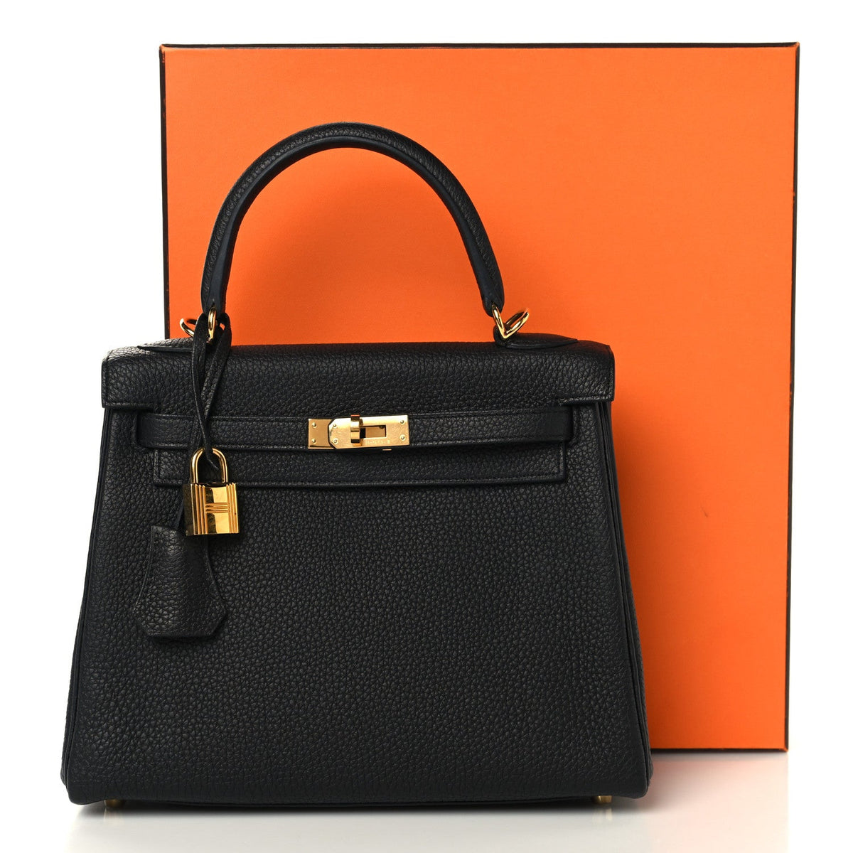 Togo Kelly Retourne 25 Black product image 16, provided for visual reference and product detail review
