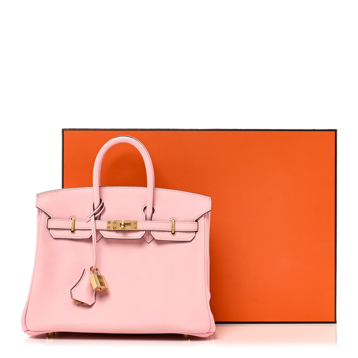 Swift Birkin 25 Rose Sakura product image 8, provided for visual reference and product detail review