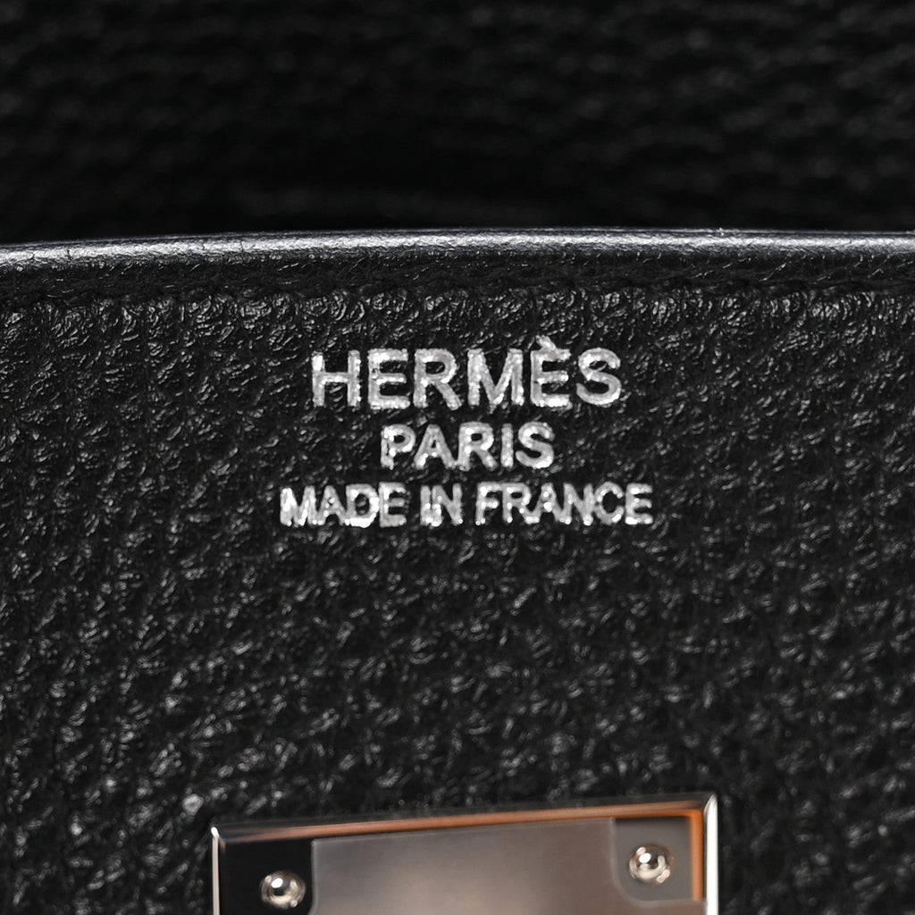 Togo Birkin 35 Black product image 6, provided for visual reference and product detail review