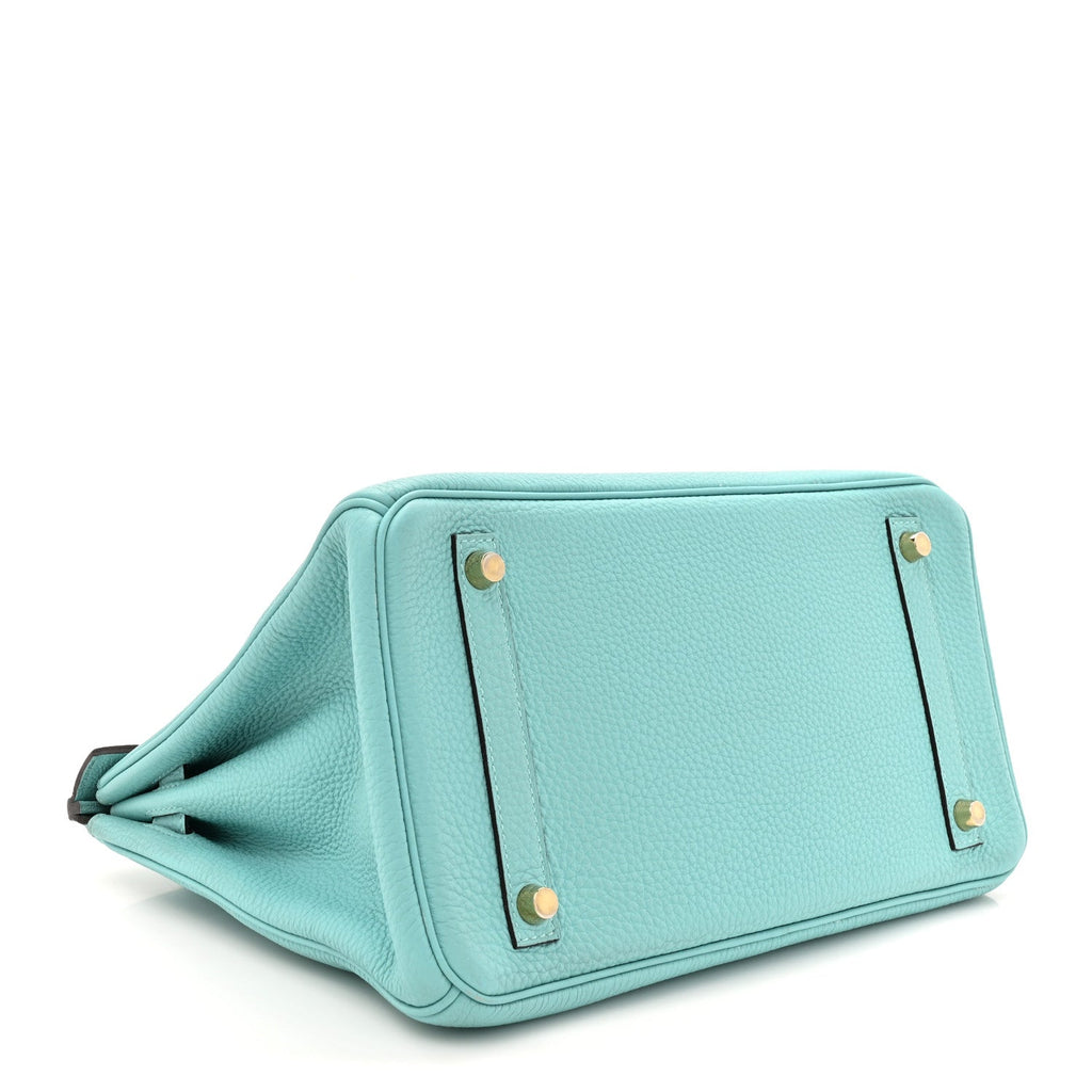 Togo BIRKIN 30 Bleu Atoll product image 4, provided for visual reference and product detail review