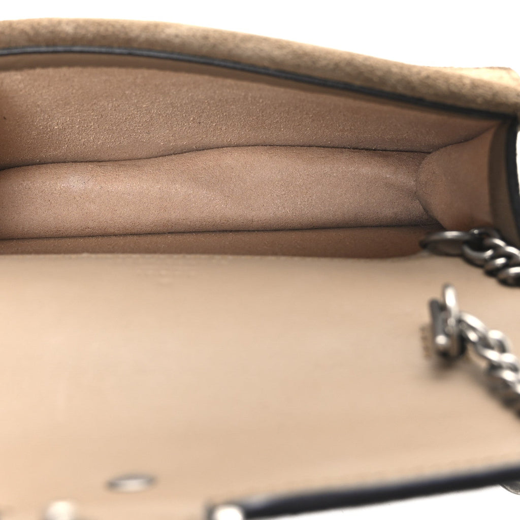 GG Supreme Monogram Super Mini Dionysus Shoulder Bag Taupe product image 5, provided for visual reference and product detail