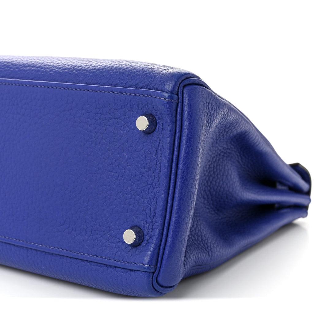 Taurillon Clemence Kelly Retourne 32 Bleu Electrique product image 10, provided for visual reference and product detail