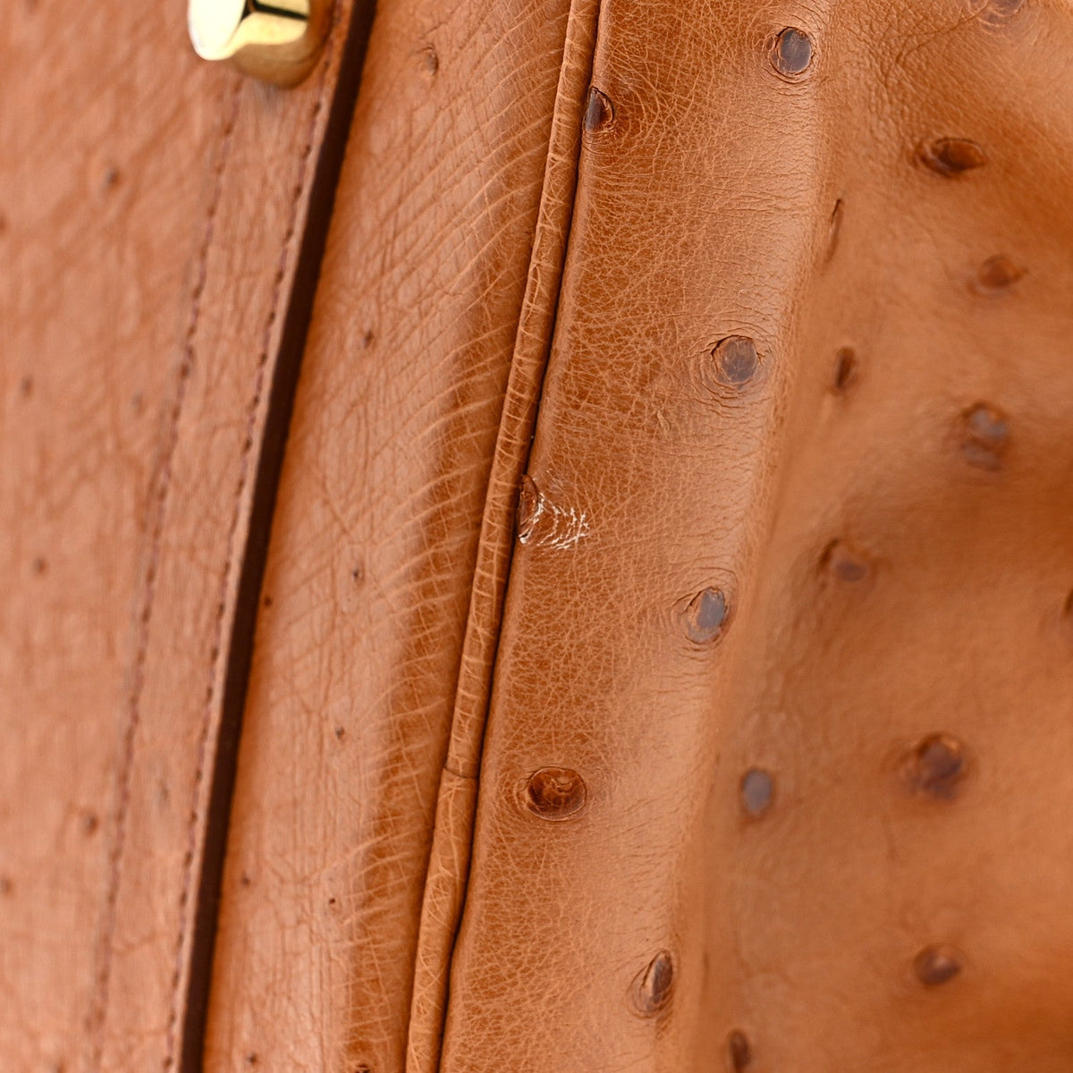 Ostrich Birkin 30 Cognac product image 11, provided for visual reference and product detail review