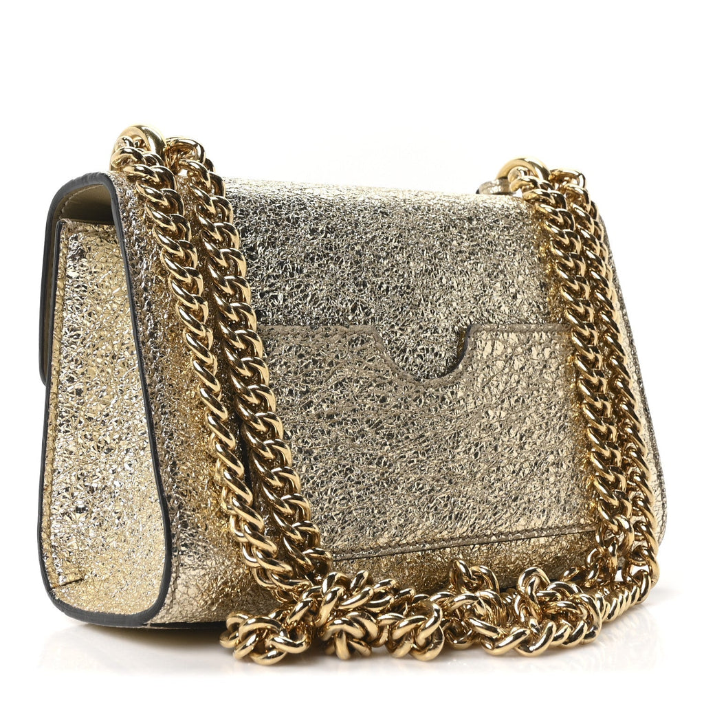 Galassia Small Padlock Shoulder Bag Platino product image 3, provided for visual reference and product detail review