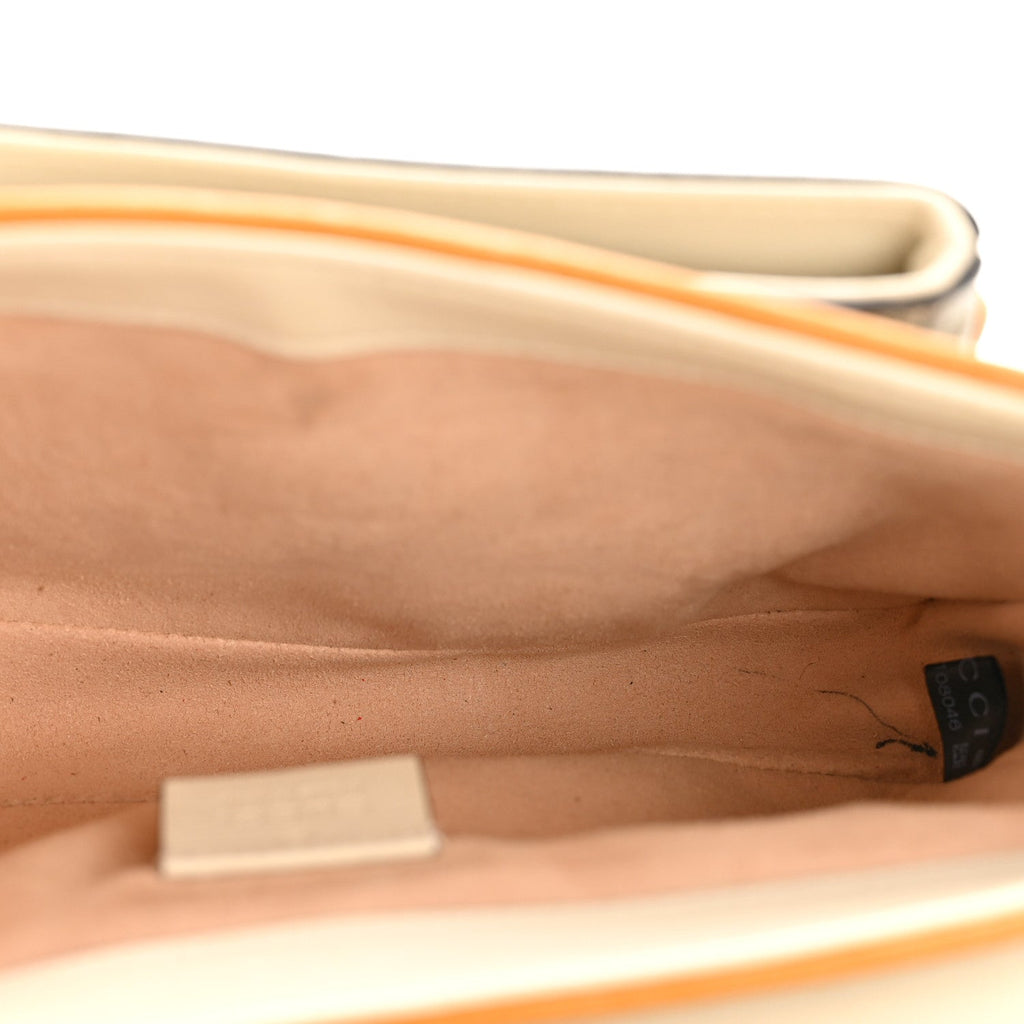 GG Supreme Monogram Calfskin Mini Padlock Flap Pocket Shoulder Bag Beige Mystic White Sun Oil product image 5, provided for