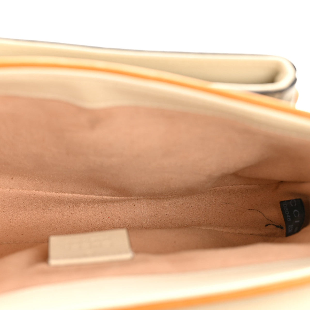 GG Supreme Monogram Calfskin Mini Padlock Flap Pocket Shoulder Bag Beige Mystic White Sun Oil product image 5, provided for