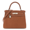 Barenia Faubourg Kelly Retourne 28 Fauve product image 1, provided for visual reference and product detail review