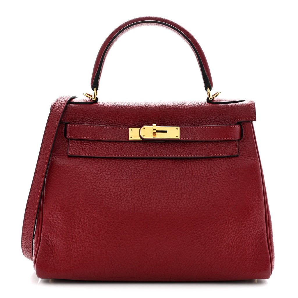 Taurillon Clemence Kelly Retourne 28 Rouge Grenat product image 1, provided for visual reference and product detail review