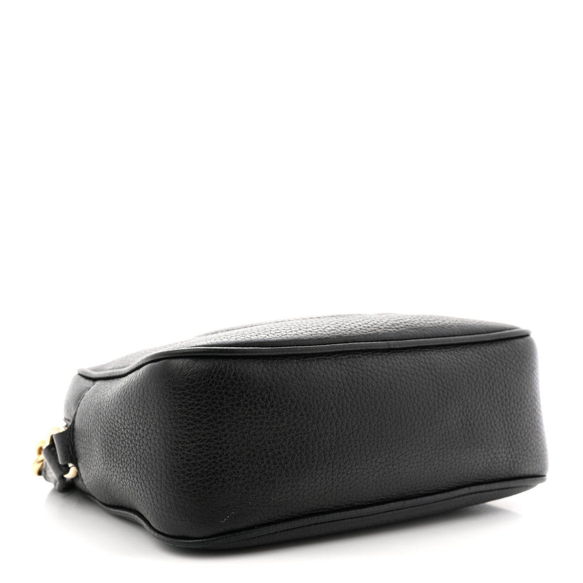 Pebbled Calfskin Small Soho Disco Bag Black product image 4, provided for visual reference and product detail review