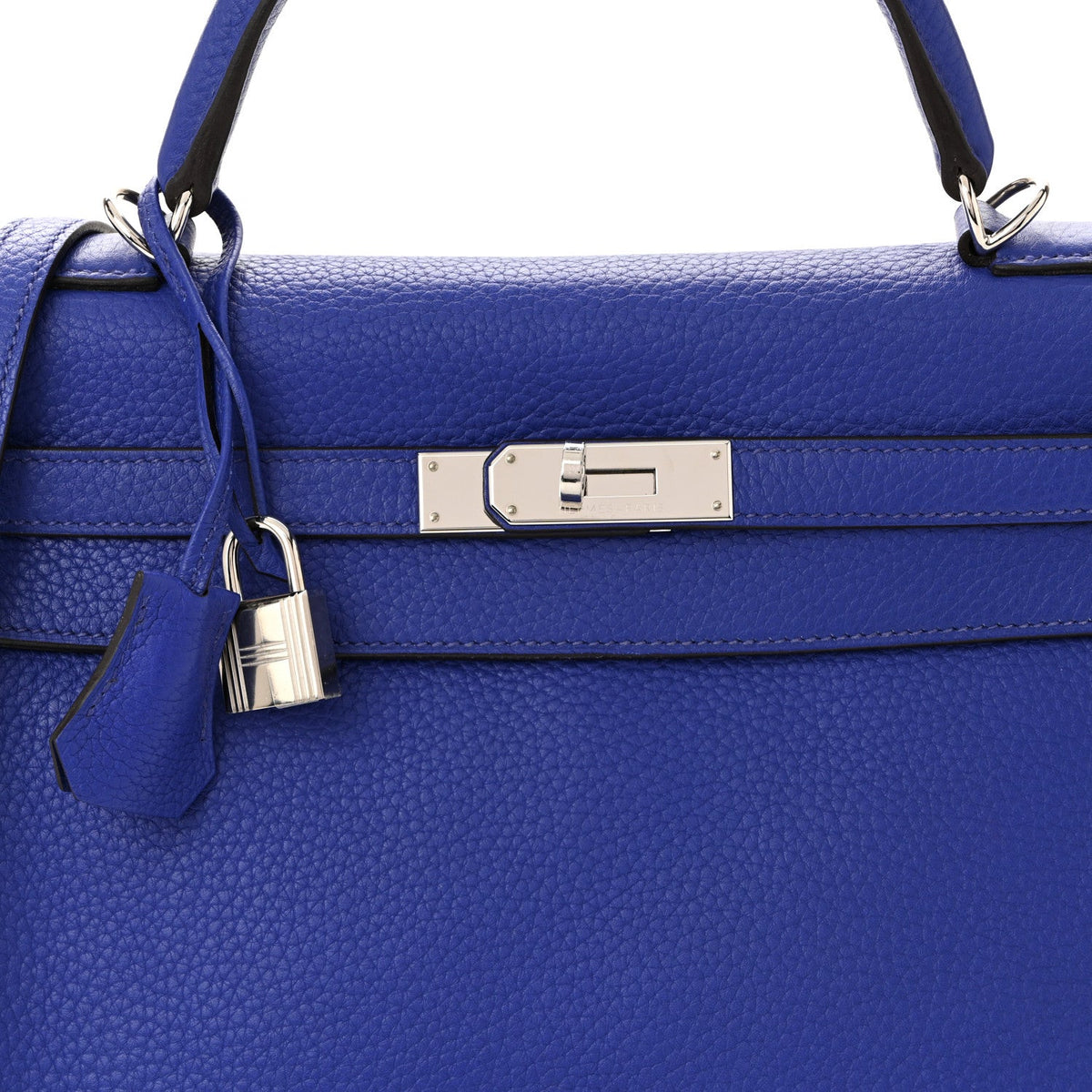 Taurillon Clemence Kelly Retourne 32 Bleu Electrique product image 8, provided for visual reference and product detail review