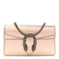 Metallic Calfskin Super Mini Dionysus Shoulder Bag Rose Gold product image 1, provided for visual reference and product