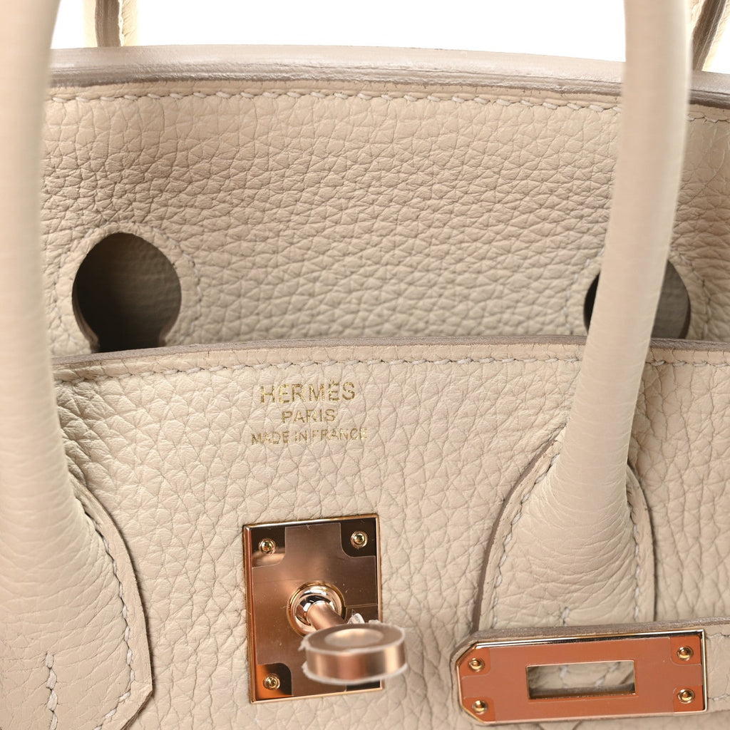 Togo Birkin 25 Craie product image 10, provided for visual reference and product detail review