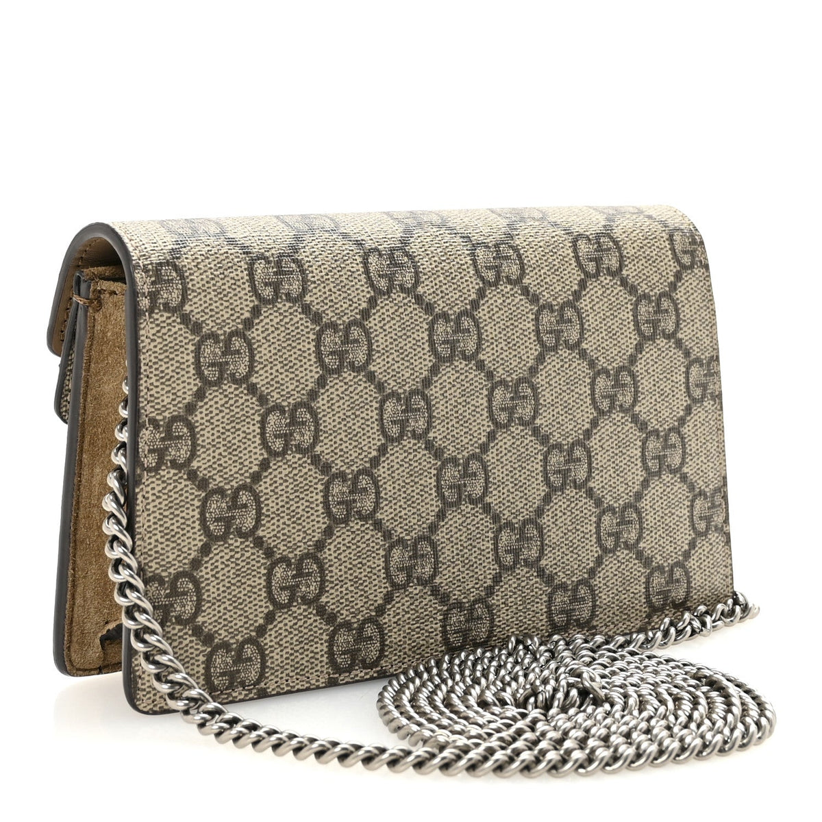 GG Supreme Monogram Super Mini Dionysus Shoulder Bag Taupe product image 3, provided for visual reference and product detail