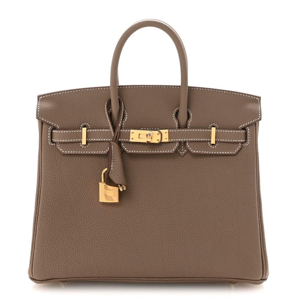 Togo Birkin 25 Etoupe product image 1, provided for visual reference and product detail review