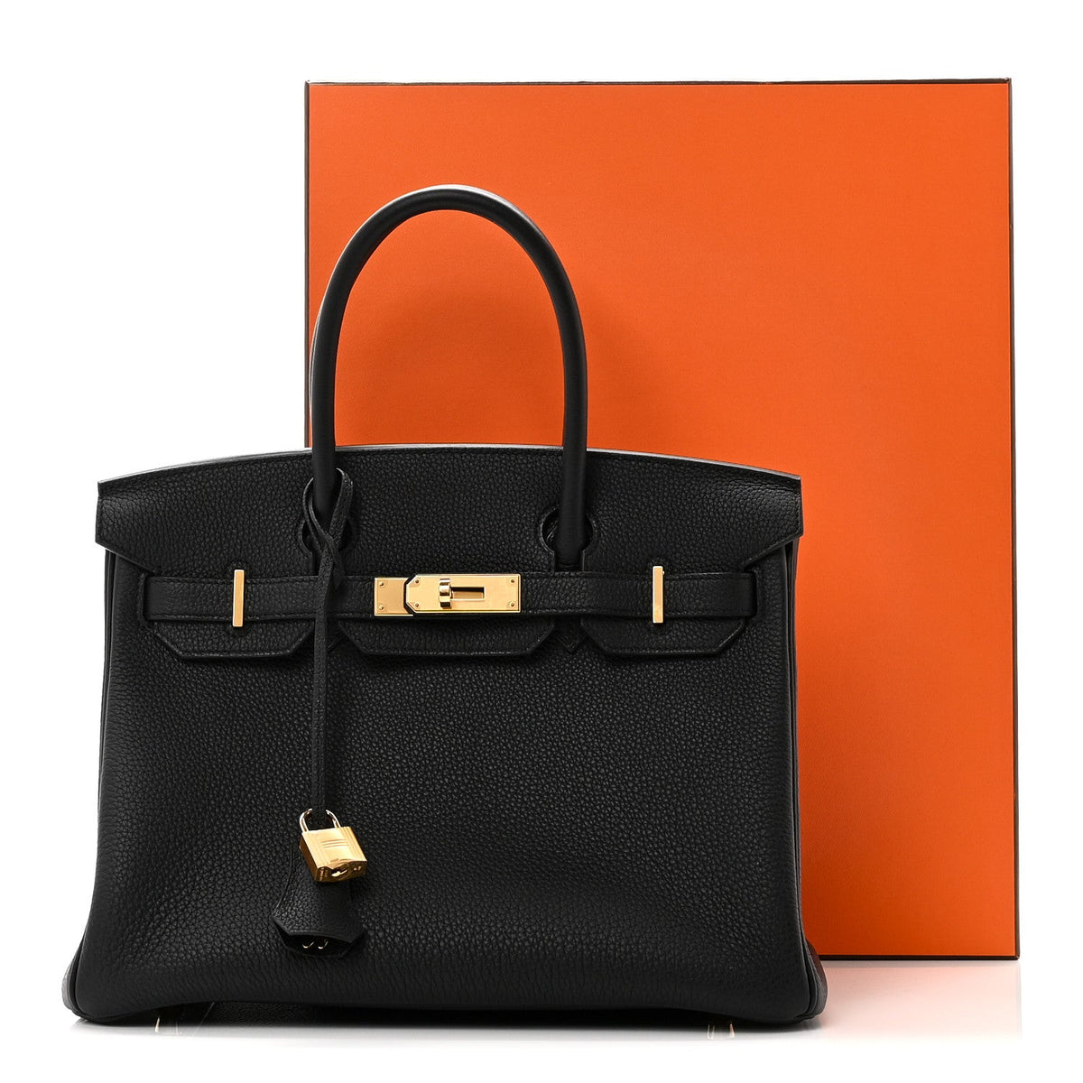 Togo Birkin 30 Black product image 11, provided for visual reference and product detail review
