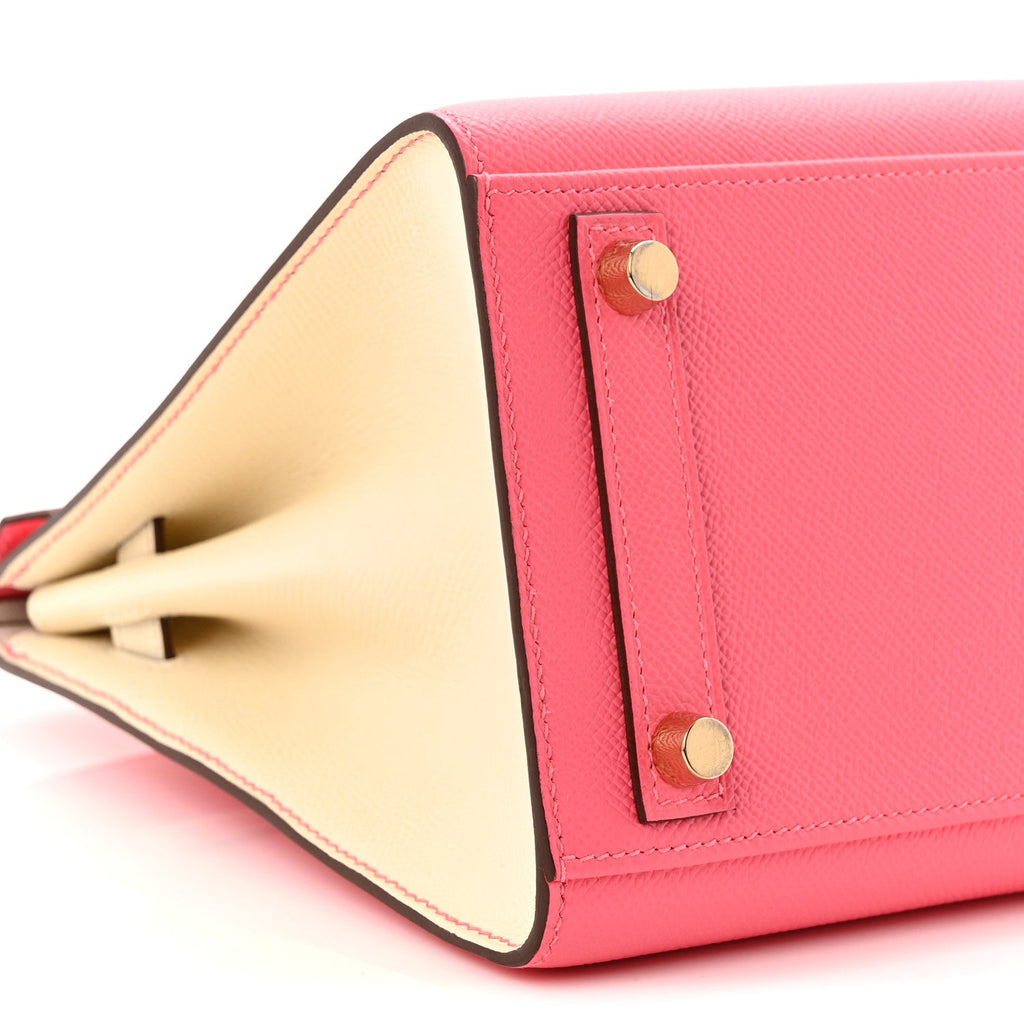 Epsom Horseshoe Birkin Sellier 25 Rose Azalee Nata product image 10, provided for visual reference and product detail review