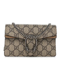 GG Supreme Monogram Super Mini Dionysus Shoulder Bag Taupe product image 1, provided for visual reference and product detail