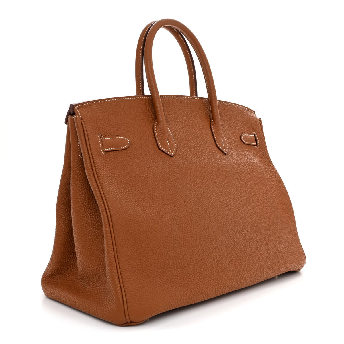 Taurillon Clemence Birkin 35 Gold product image 3, provided for visual reference and product detail review