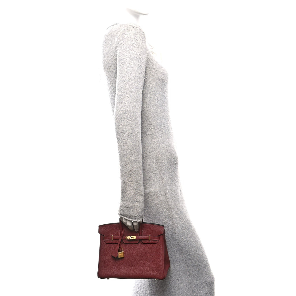 Togo Birkin 25 Rouge H product image 2, provided for visual reference and product detail review