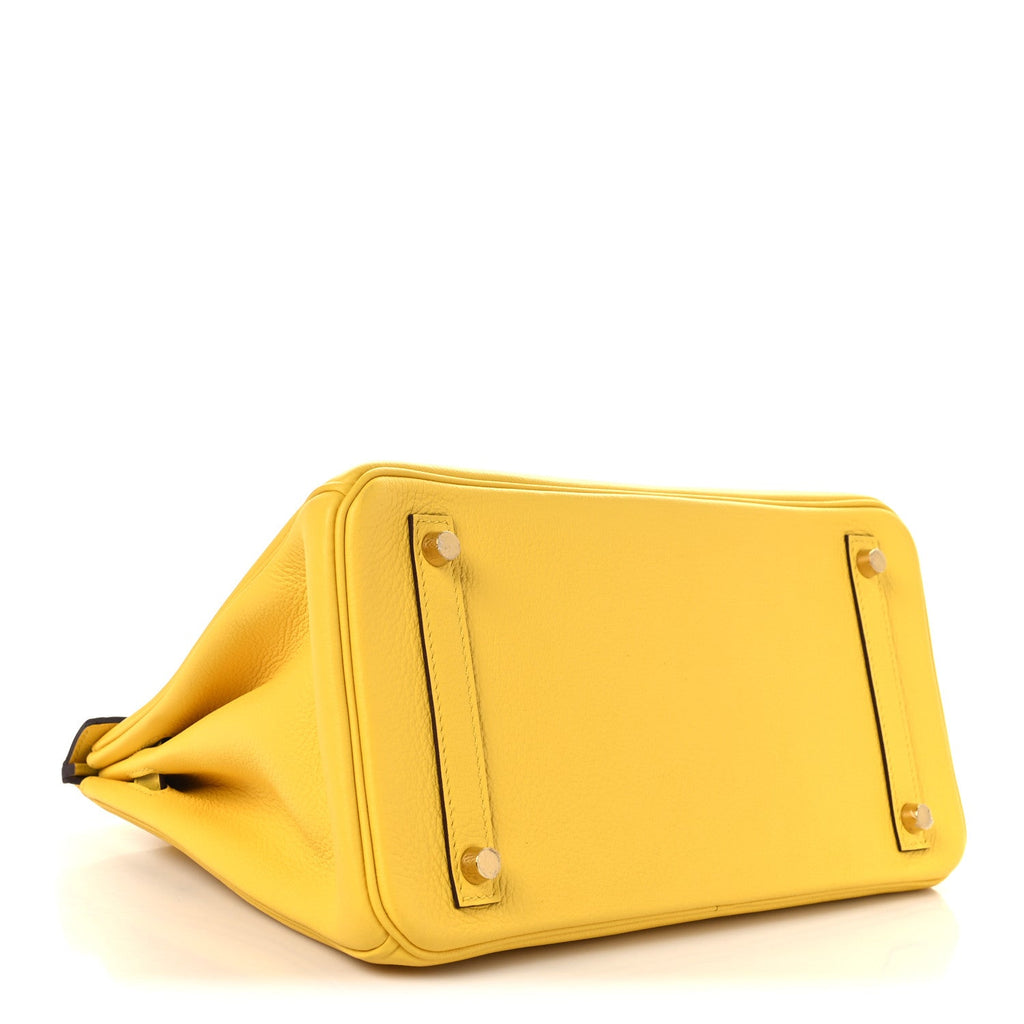 Togo Birkin 30 Jaune Citron product image 3, provided for visual reference and product detail review