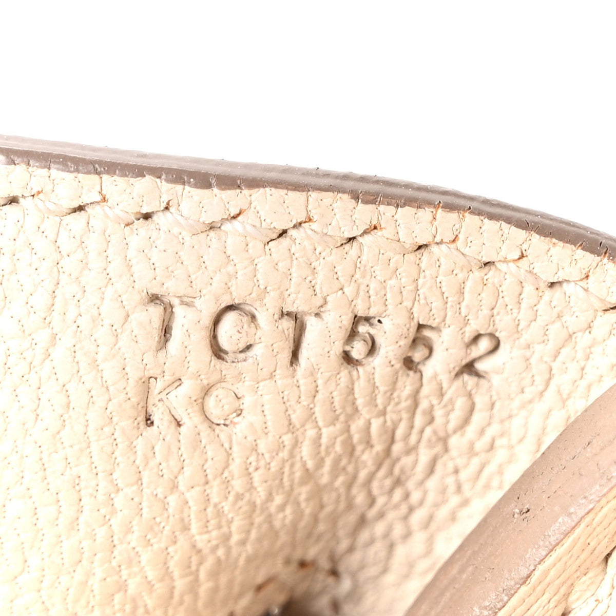 Togo Birkin 30 Craie product image 6, provided for visual reference and product detail review
