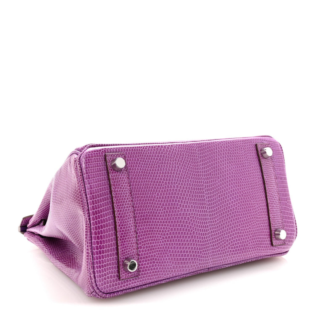 Lizard Birkin 25 Violet product image 4, provided for visual reference and product detail review