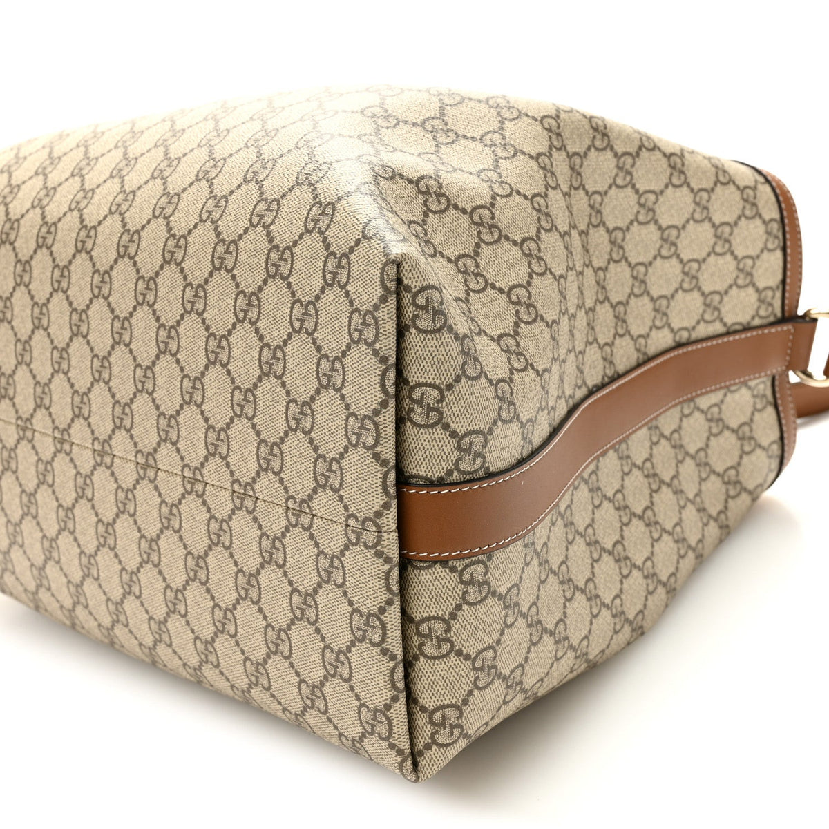 GG Icon Monogram Padlock Shoulder Bag Beige Dark Brown product image 10, provided for visual reference and product detail