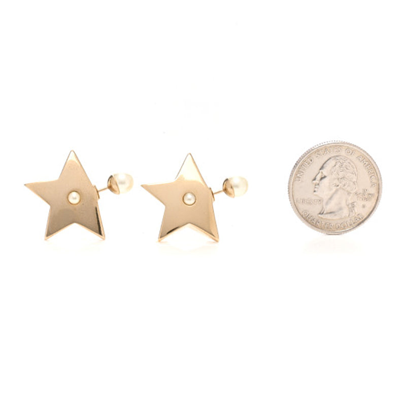 Dior Tribales Star 18K Gold Earrings product image 4, provided for visual reference and product detail review