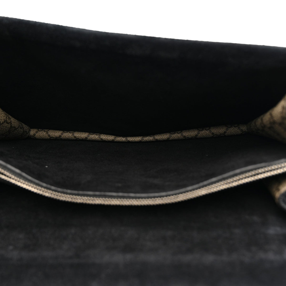 GG Supreme Monogram Medium Dionysus Shoulder Bag Black product image 5, provided for visual reference and product detail