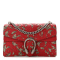 GG Supreme Monogram Arabesque Dionysus Shoulder Bag Hibiscus Red product image 1, provided for visual reference and product