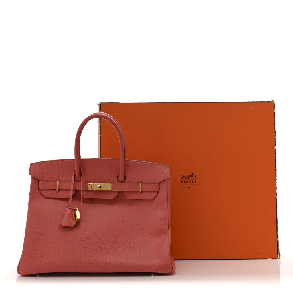 Epsom Birkin 35 Flamingo product image 11, provided for visual reference and product detail review