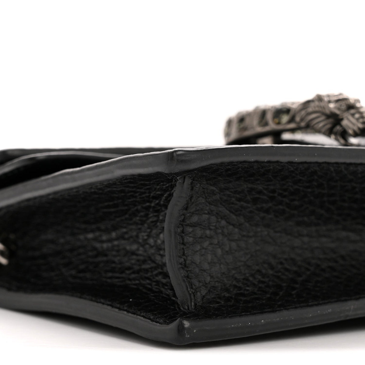 Calfskin Super Mini Dionysus Shoulder Bag Black product image 8, provided for visual reference and product detail review