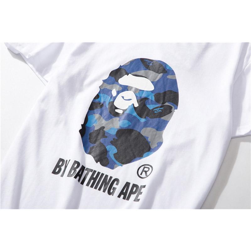 Bathing Ape T-Shirt Colorful Avatar Print Male and Female Couples Wear Youth Casual Top product image 7, provided for visual