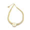 Chanel Choker Chain 18K Gold Necklace product image 1, provided for visual reference and product detail review