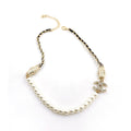 Chanel Crystals Choker 18K Gold Necklace product image 1, provided for visual reference and product detail review