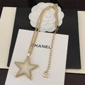 Chanel Star Chain 18K Gold Necklace product image 1, provided for visual reference and product detail review