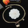 Chanel Bag Pendant Chain 18K Gold Necklace product image 1, provided for visual reference and product detail review