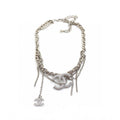 Chanel Chain Diamond 18K Gold Necklace product image 1, provided for visual reference and product detail review