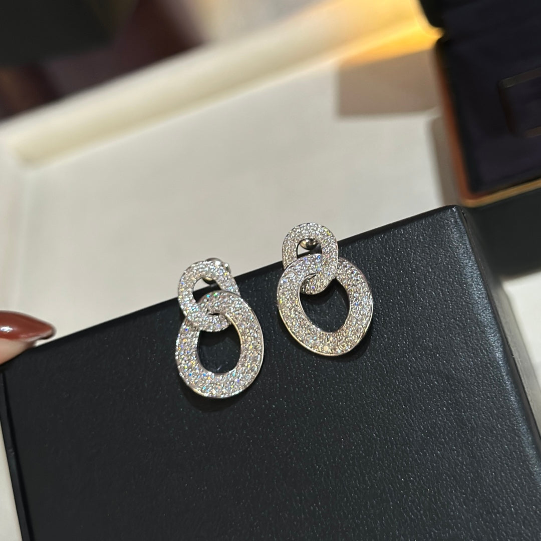 Olympia Diamonds 18K Gold Earrings product image 6, provided for visual reference and product detail review