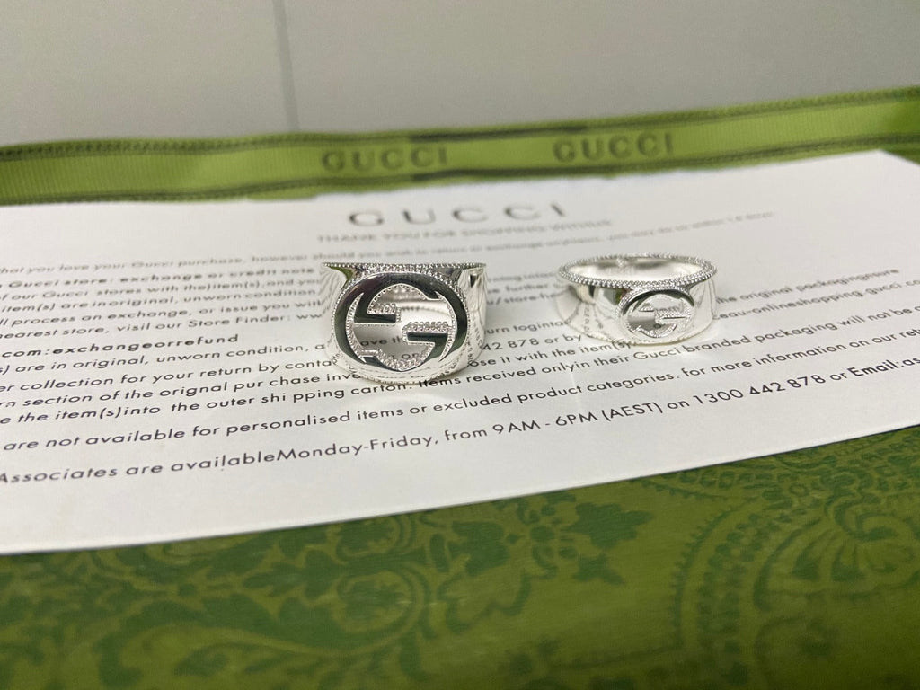 Double Gucci Interlocking Gucci Wide Ring product image 7, provided for visual reference and product detail review