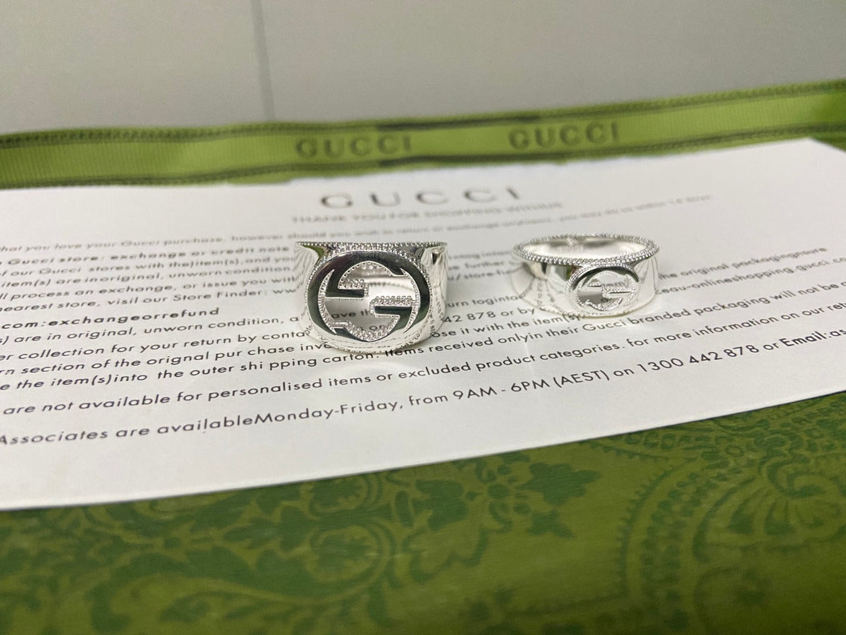 Double Gucci Interlocking Gucci Wide Ring product image 7, provided for visual reference and product detail review