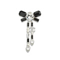 Chanel Bow Tie Crystals 18K Gold Brooch product image 1, provided for visual reference and product detail review