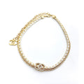 Chanel Diamonds Choker 18K Gold Necklace product image 1, provided for visual reference and product detail review