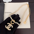 Chanel Classic Pearl 18K Gold Necklace product image 1, provided for visual reference and product detail review