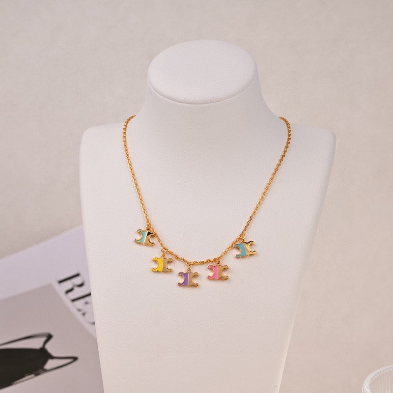 Celine Teen Charms 18K Gold Necklace product image 2, provided for visual reference and product detail review
