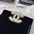 Chanel Diamonds 18K Gold Brooch product image 1, provided for visual reference and product detail review